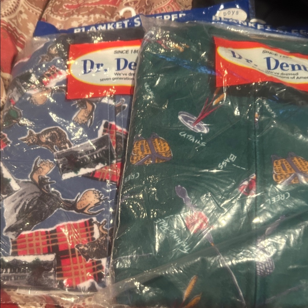 2 nwt Sz 6 vintage Dr Denton blanket sleepers
